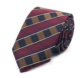 Soft Hardal Lacivert Kırmızı Kareli Kravat 31254