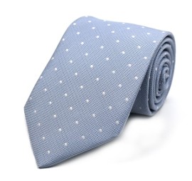 Soft Açık Mavi Özel Dokuma Noktalı Kravat 31417