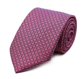 Gül Kurusu Pembe Küçük Kareli Kravat 32130