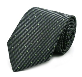 Gri Fıstık Yeşil Noktalı Kravat 32211