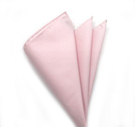 Toz Pembe Koton Kravat Mendili M754